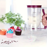 Batter Hand-held Funnel Dispenser for Pancakes, Waffles & Cupcakes