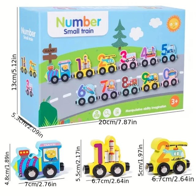 Magnetic Vehicle Number Train