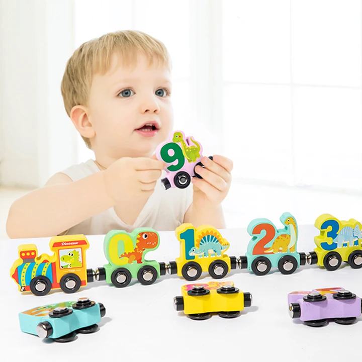 Magnetic Vehicle Number Train