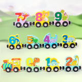 Magnetic Vehicle Number Train