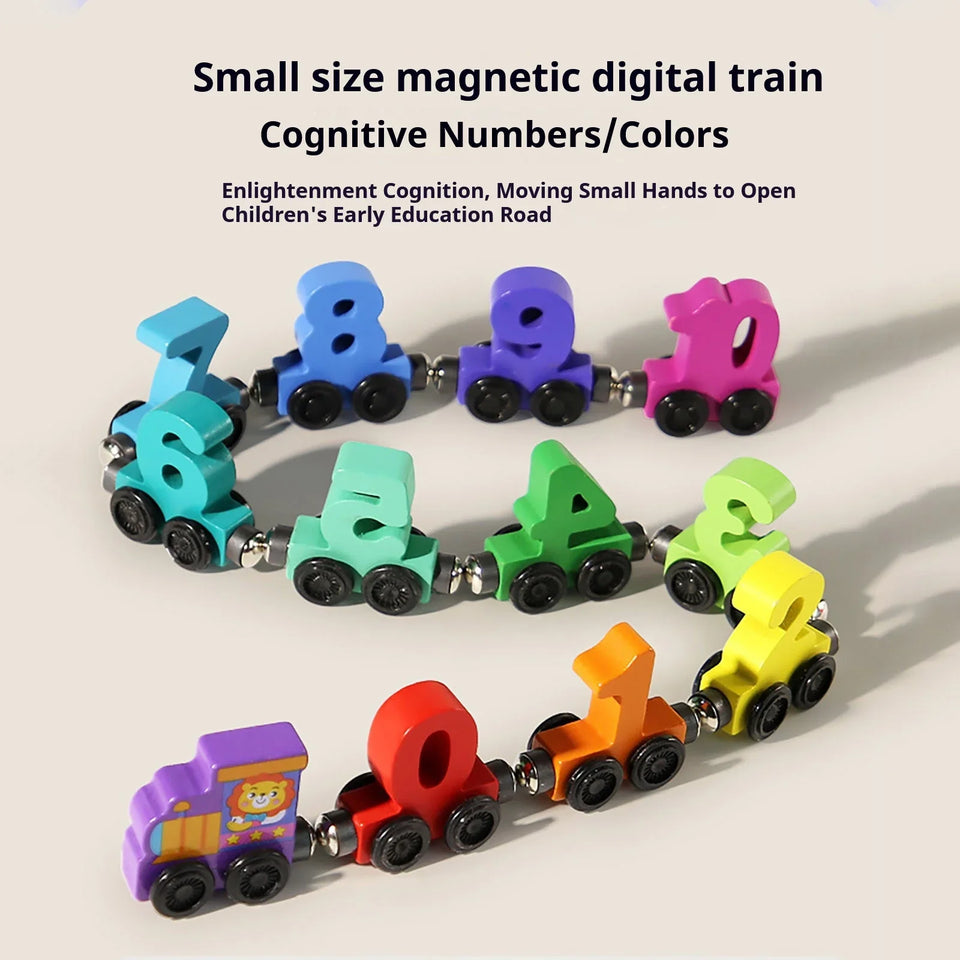 Magnetic Vehicle Number Train