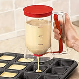 Batter Hand-held Funnel Dispenser for Pancakes, Waffles & Cupcakes