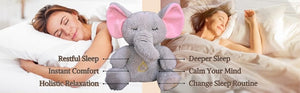 Breathing Relaxing Teddy Elephant with Calming Music, Lights
