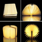 Foldable Wooden LED Desk Lamp