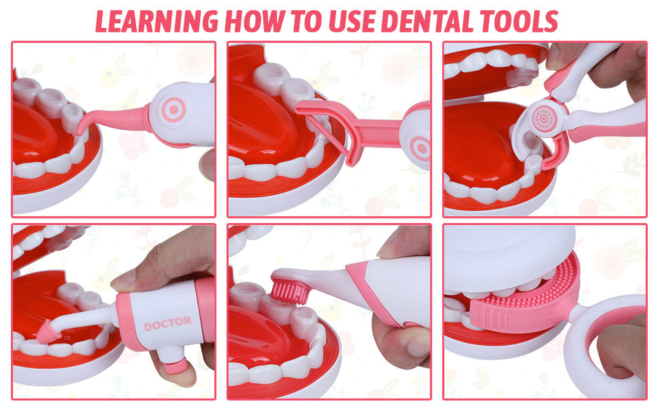 Realistic Dentist Playset for Kids