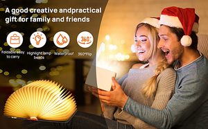 Foldable Wooden LED Desk Lamp