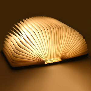Foldable Wooden LED Desk Lamp
