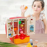Mini Fridge Refrigerator Pretend Play - 39 pieces set