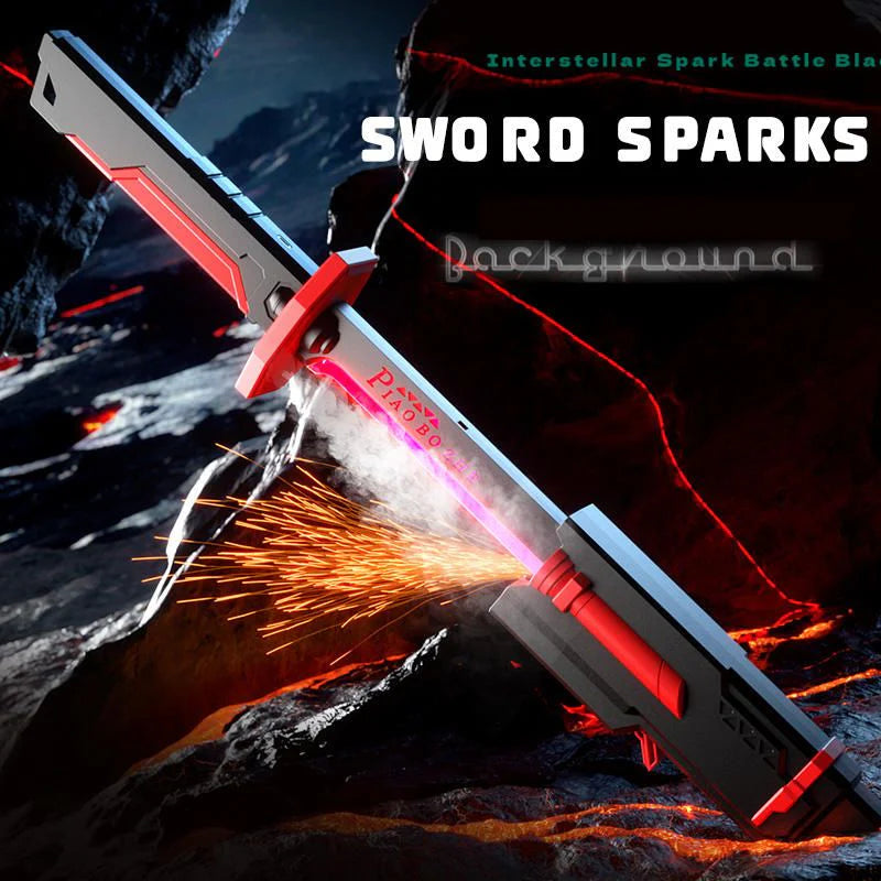 Cyberpunk Neon Electric Lightsaber Sword with Smoke Music (Toy)
