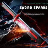 Cyberpunk Neon Electric Lightsaber Sword with Smoke Music (Toy)
