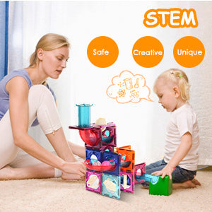 56Pcs Building Blocks  Magnetic Tiles