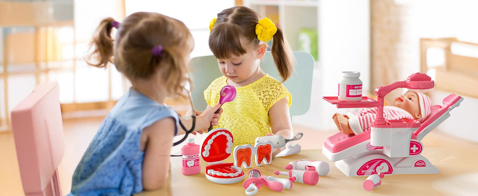 Realistic Dentist Playset for Kids