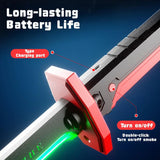 Cyberpunk Neon Electric Lightsaber Sword with Smoke Music (Toy)