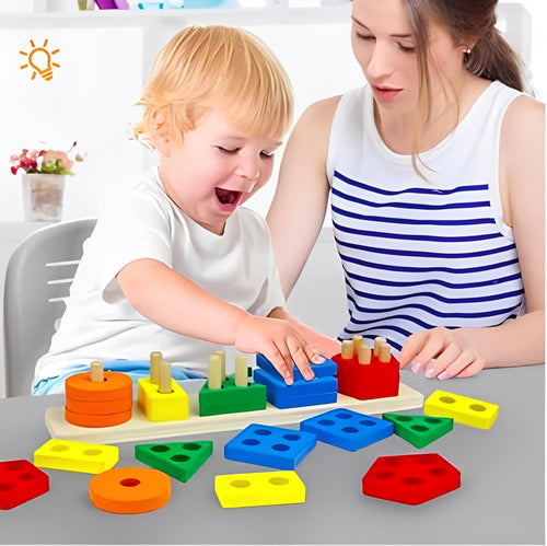 5 in 1 Geometrical Shapes Colorful