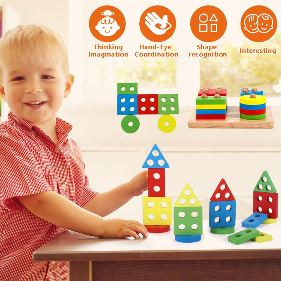 5 in 1 Geometrical Shapes Colorful