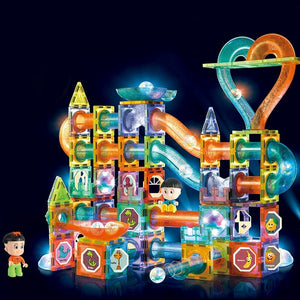 56Pcs Building Blocks  Magnetic Tiles