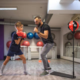 Kids Boxing Stand  + Gloves and Pump (Height-Adjustable)