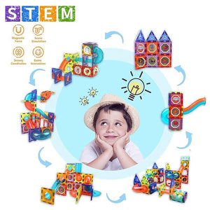56Pcs Building Blocks  Magnetic Tiles