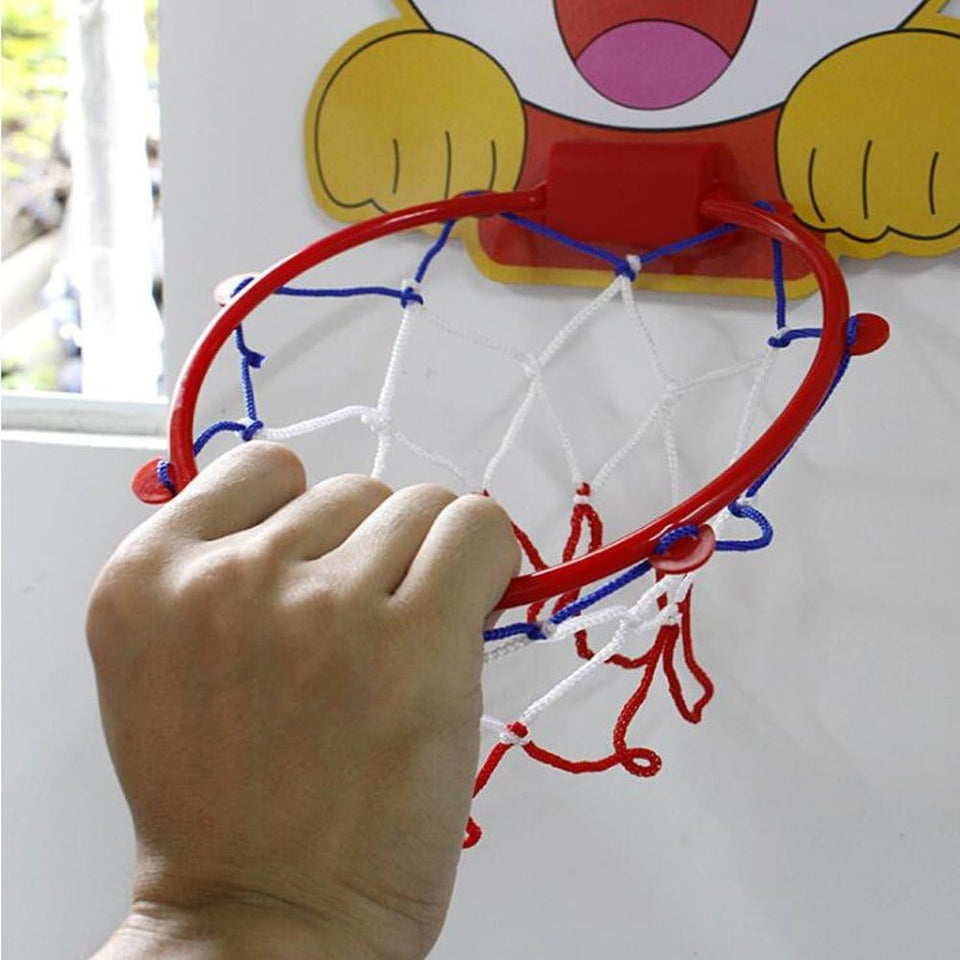 Kids Basketball Hoop Stand Kit Adjustable with Ball Pump