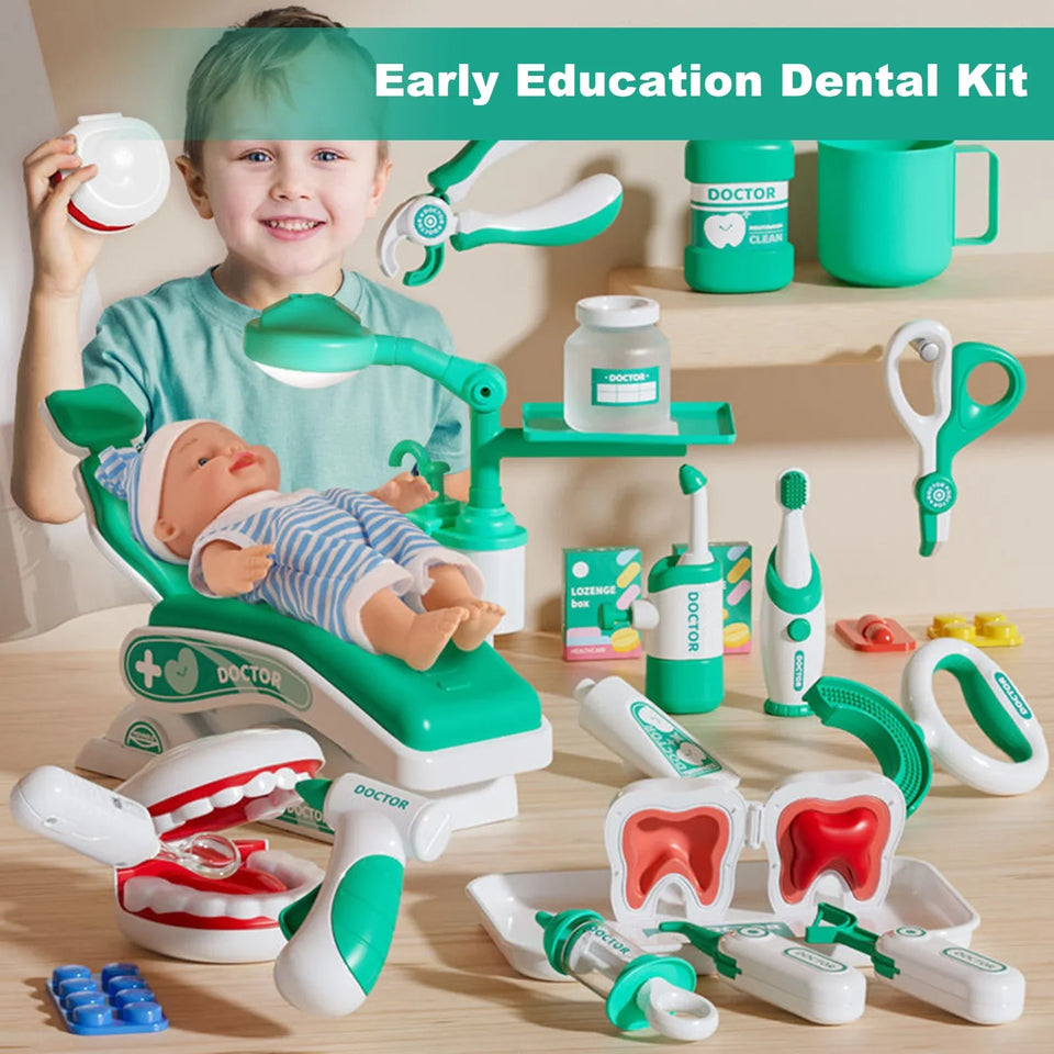 Realistic Dentist Playset for Kids