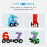 Magnetic Vehicle Number Train