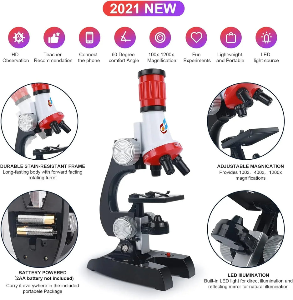 Kids Science Microscope Kit 🔬