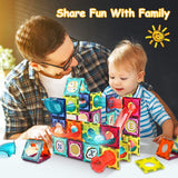 56Pcs Building Blocks  Magnetic Tiles