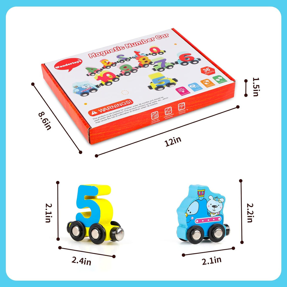 Magnetic Vehicle Number Train