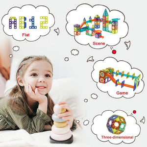 56Pcs Building Blocks  Magnetic Tiles