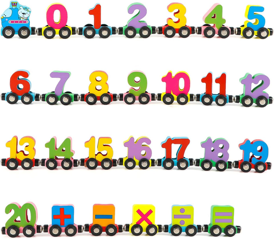 Magnetic Vehicle Number Train