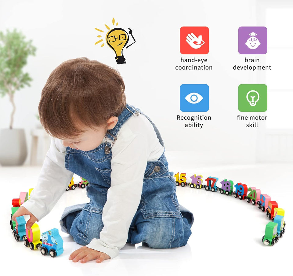 Magnetic Vehicle Number Train