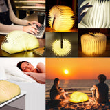 Foldable Wooden LED Desk Lamp