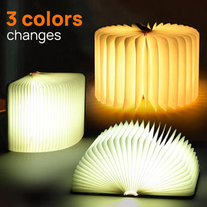 Foldable Wooden LED Desk Lamp