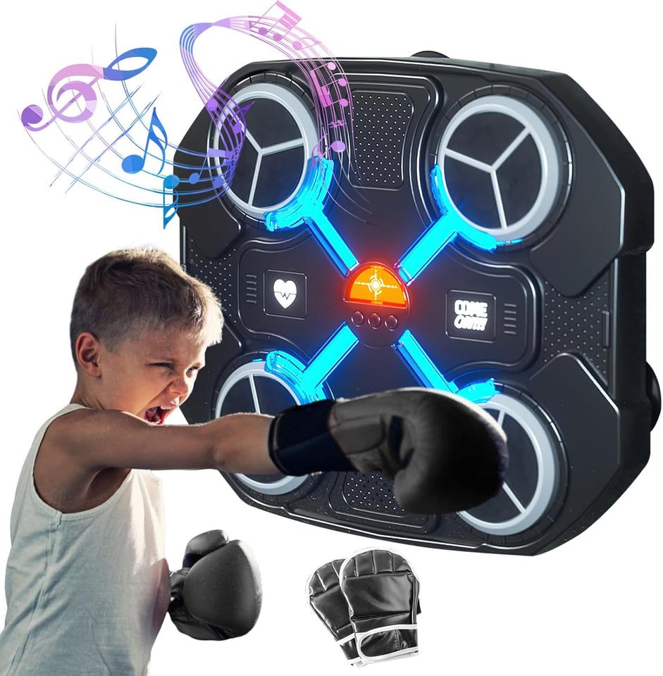 Musical Boxing Target Punch + Boxing Gloves