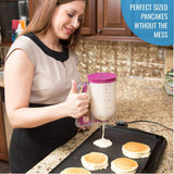 Batter Hand-held Funnel Dispenser for Pancakes, Waffles & Cupcakes