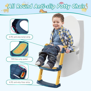 Toilet Potty Training Seat with Step Stool Ladder