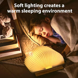 Foldable Wooden LED Desk Lamp