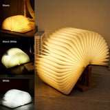 Foldable Wooden LED Desk Lamp