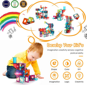 56Pcs Building Blocks  Magnetic Tiles