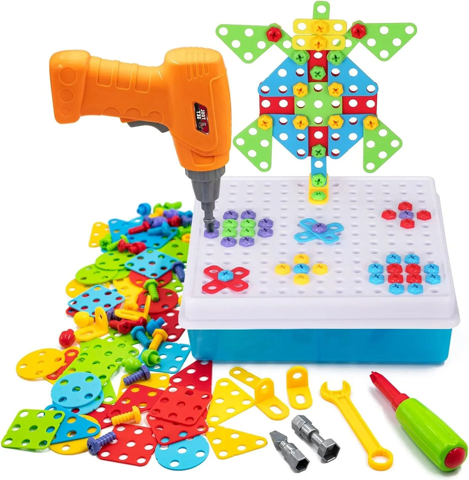 Kids Power Tools With Screwdriver Toy Set