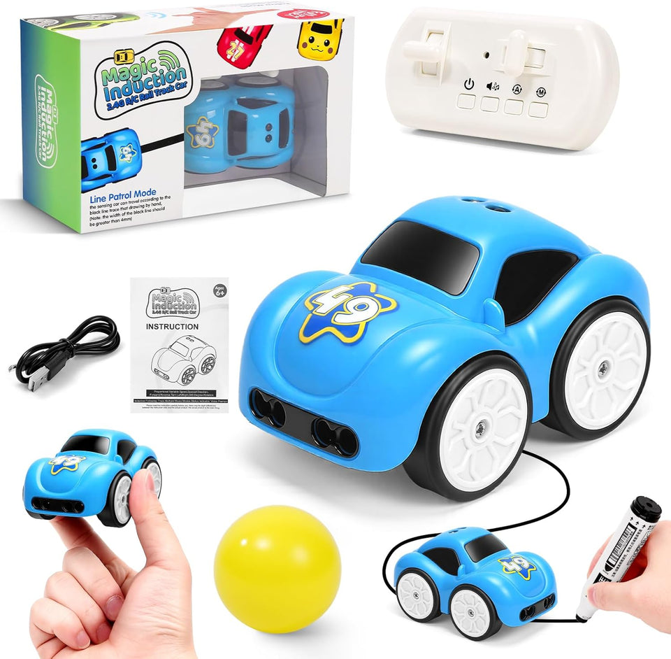 Magic Induction Track Following RC Car -  Draw, Drive & Discover