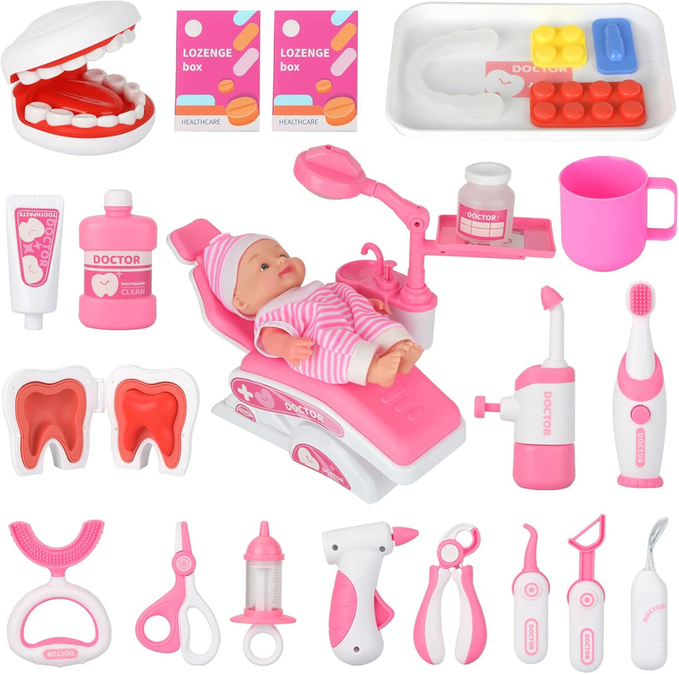Realistic Dentist Playset for Kids