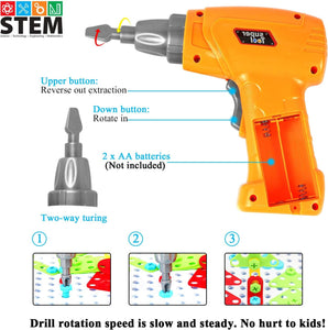 Kids Power Tools with Screwdriver Toy