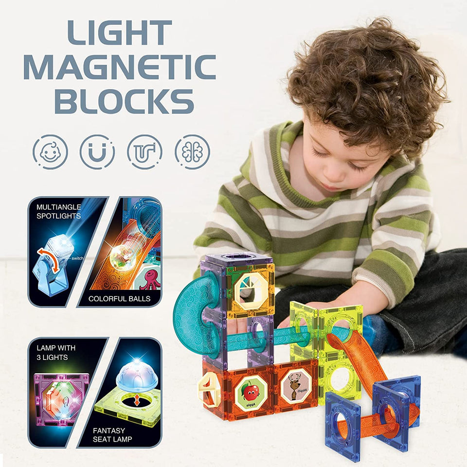 56Pcs Building Blocks  Magnetic Tiles