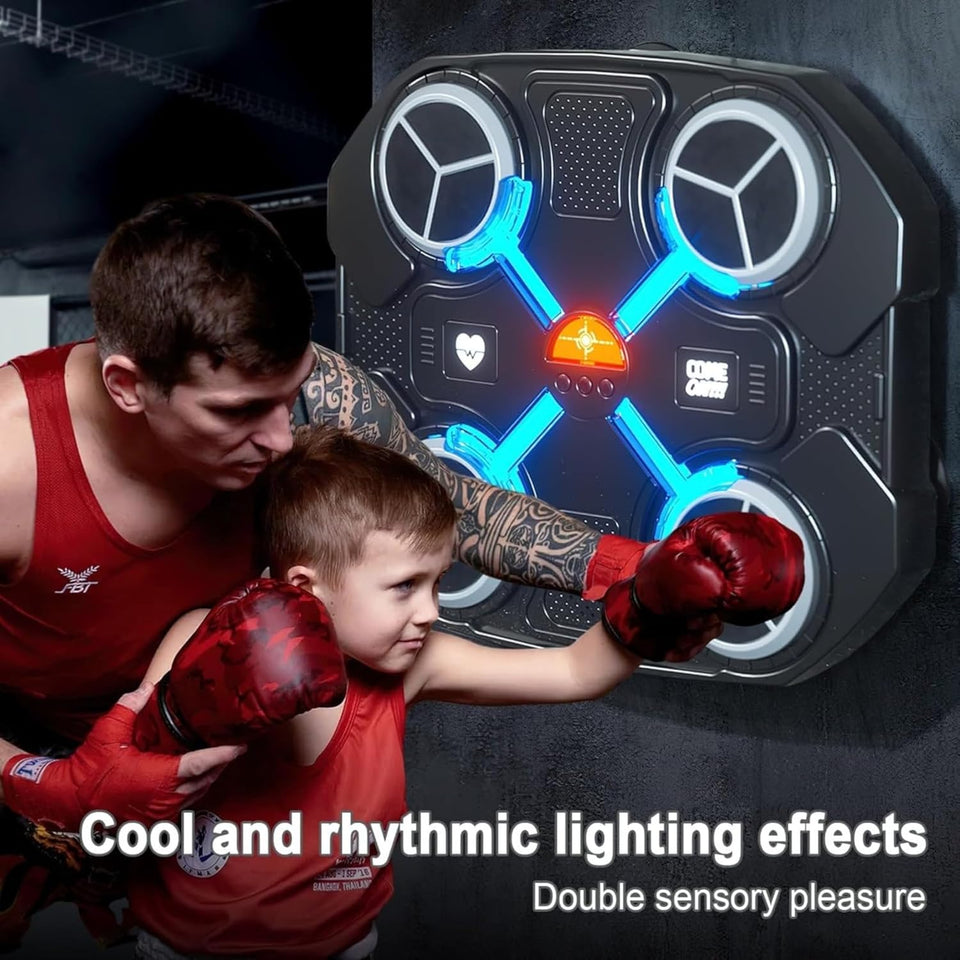 Musical Boxing Target Punch + Boxing Gloves