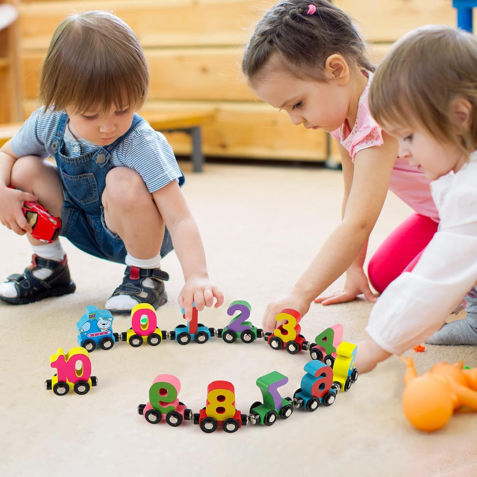 Magnetic Vehicle Number Train