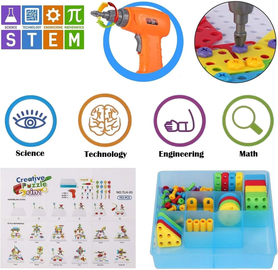 Kids Power Tools with Screwdriver Toy