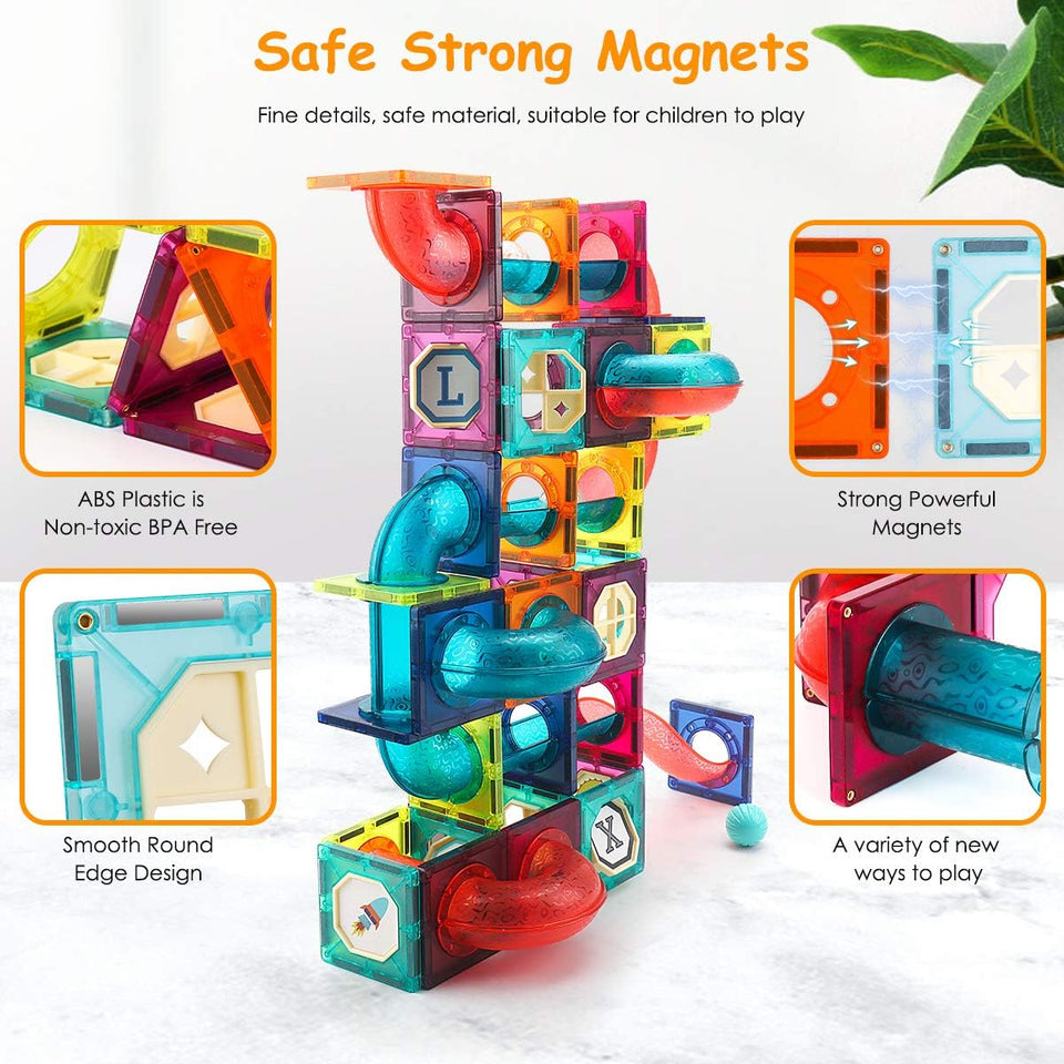 56Pcs Building Blocks  Magnetic Tiles