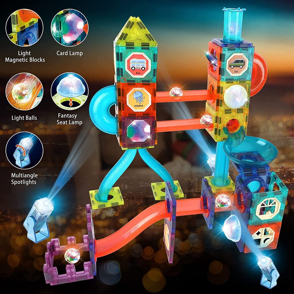 56Pcs Building Blocks  Magnetic Tiles