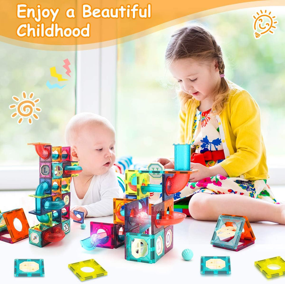 56Pcs Building Blocks  Magnetic Tiles